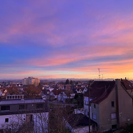Ferienwohnung Weitblick Bad Schussenried Exteriör bild